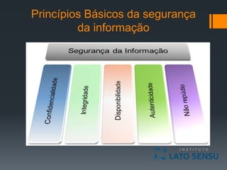 Princípios Básicos da segurança
da informação
 