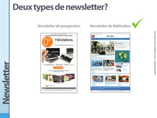 Conception d'une newsletter