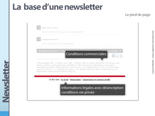 Conception d'une newsletter