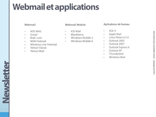 Conception d'une newsletter