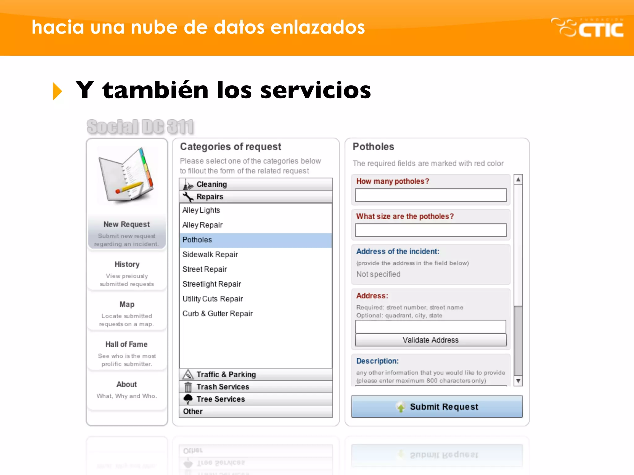 hacia una nube de datos enlazados


 ‣   Y también los servicios
 