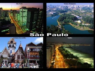 Hino Nacional Brasileiro Ouviram de Ipiranga as margens plácidas De um povo heróico o brado retumbante, E o sol da liberdade , em raios fúlgidos, Brilhou no céu da pátria nesse instante. Se o penhor dessa igualdade Conseguimos conquistar com braço forte, Em teu seio , ó liberdade, Desafia o nosso peito a própria morte! Ó Pátria amada, Idolatrada, Salve! Salve! Brasil um sonho intenso, um raio  vívido De amor e de esperança á terra desce, Se em teu formoso céu risonho e límpido, A imagem do Cruzeiro resplandece. Parte I São Paulo 
