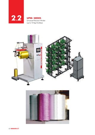 UPW- SERIES
Universal Precision Winder
(up to 14 Kgs Knotless)
2.2
55
 