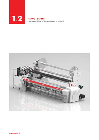 R6100- SERIES
High Speed Rapier (CAM) with Dobby or Jaquard
1.2
67
 