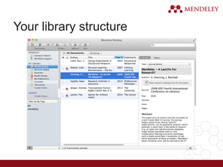 Your library structure
 