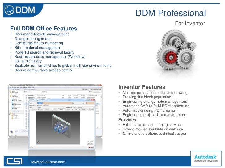 DDM, Document, CAD business process management solution