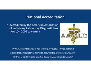 Utah Veterinary Diagnostic Laboratory | PDF