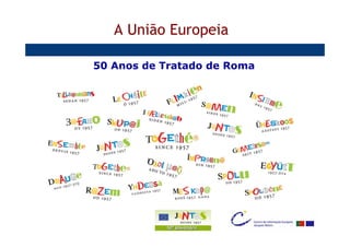 A União Europeia

 50 Anos de Tratado de Roma




e os Desafios do Século XXI
 