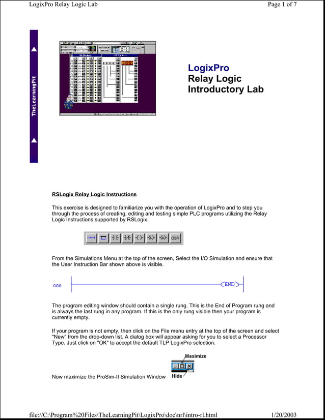 Manual LogixPro PDF