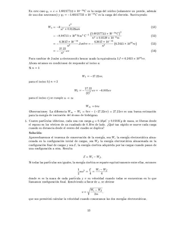 Ejercicios Resueltos De Electricidad Con Ley De Coulomb
