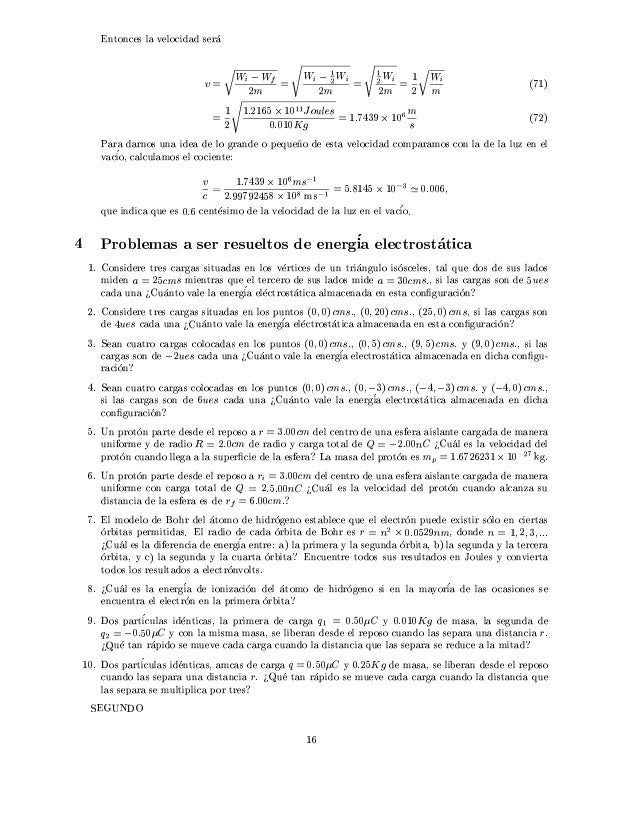 Ejercicios Resueltos De Electricidad Con Ley De Coulomb 1