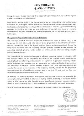 ePocket 2020 Auditor's statement