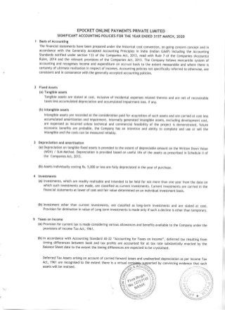 ePocket 2020 Auditor's statement