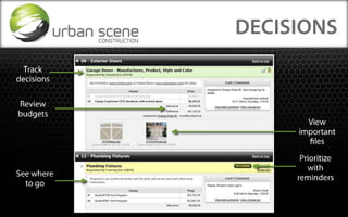 Urban Scene Client Presentation - Urban Scene Construction