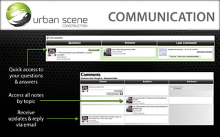 Urban Scene Client Presentation - Urban Scene Construction