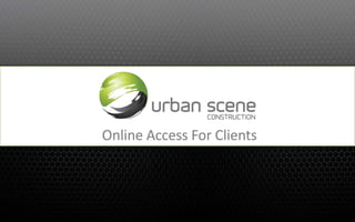 Urban Scene Client Presentation - Urban Scene Construction
