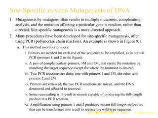 Advanced Applications of Recombinant DNA Technology and Genetic ...