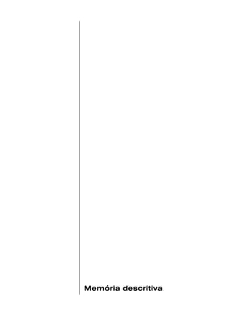 Memória descritiva
 