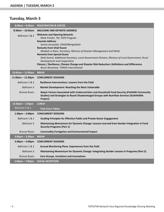 Asia Regional Knowledge Sharing Meeting - Program Book | PDF