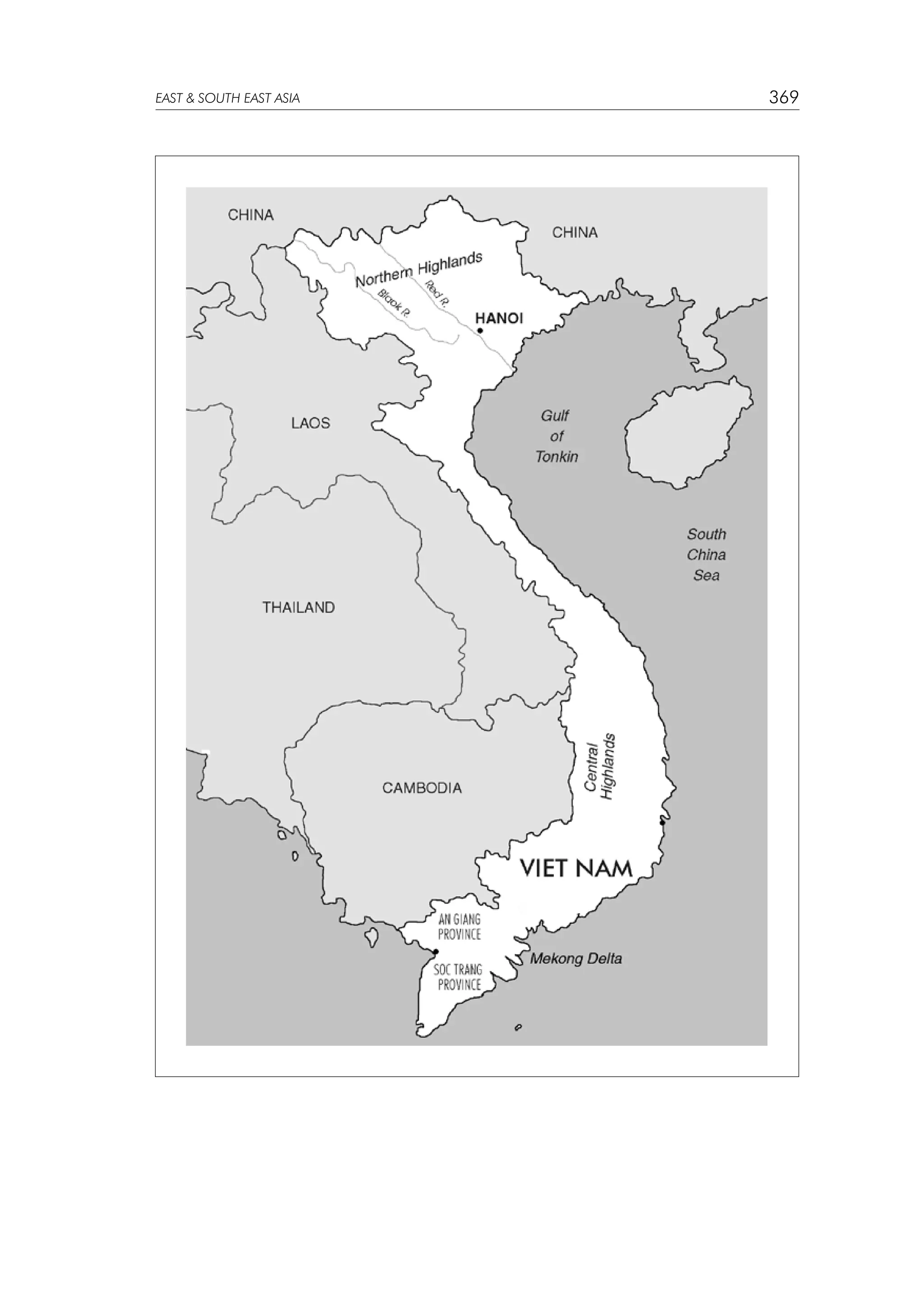 EAST  SOUTH EAST ASIA

369

 