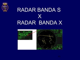 43
RADAR BANDA S
X
RADAR BANDA X
 