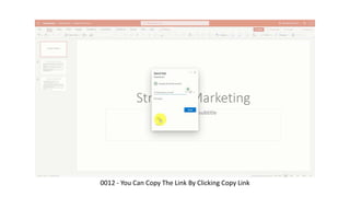 0012 - You Can Copy The Link By Clicking Copy Link
 