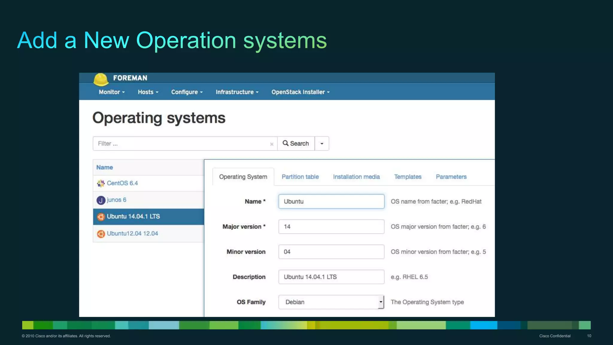 © 2010 Cisco and/or its affiliates. All rights reserved. Cisco Confidential 10
 