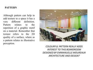 0004 interior design elements | PPTX