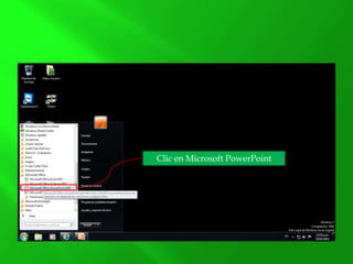 Clic en Microsoft PowerPoint