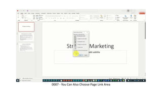 0007 - You Can Also Choose Page Link Area
 