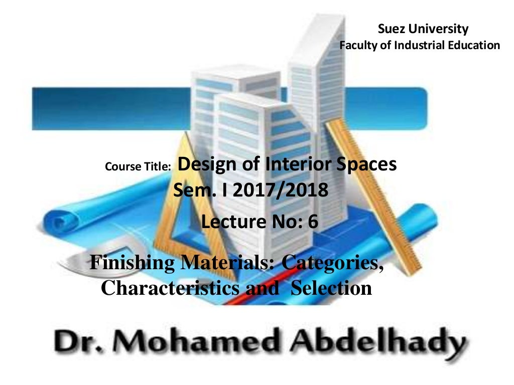 0006 finishing materials