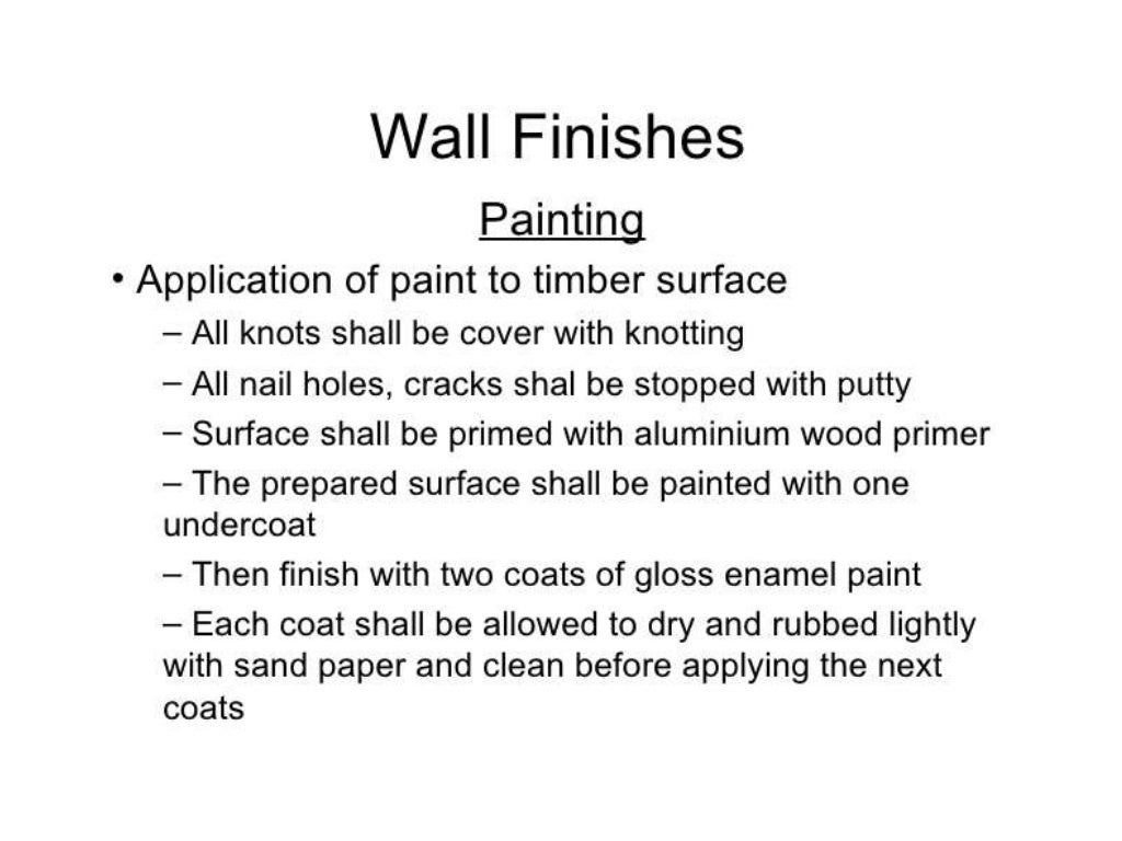 0006 finishing materials