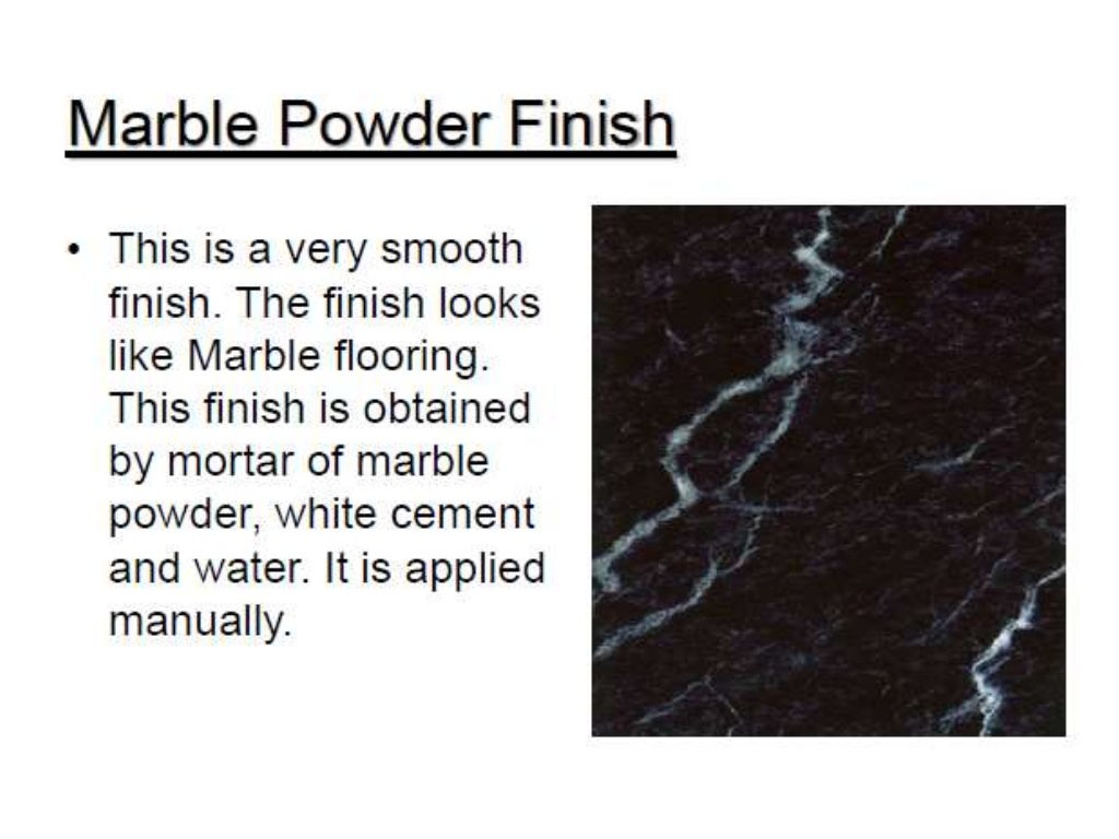 0006 finishing materials