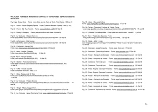 24
RELAÇÃO E FONTES DE IMAGENS DO CAPÍTULO 1: ESTRUTURA E ESPACIALIDADE NO
SÉCULO XX
Fig. Capa: Croqui Mies Fonte : Livro Mies van der Rohe at Work, Peter Carter, 1999, p.31
Fig. 01 - Gaudi - Escola Sagrada Família Fonte: Collecion Arte em España - 1997, p.103.
Fig. 02 - Perret - Ed. Rua Franklin Fonte: www.archinform.net/M 03 Mar 05
Fig. 03 - Perret – Garagem Fonte: www.archinform.net/ mede 03 Mar 05
Fig. 04 - Le Corbusier - Maison Dom-ino
Fonte:www.bluffton.edu/nsullivan/france/poissy/savoye/corbuindex.html 05 Mai 05
Fig.05 - Le Corbusier - Ville Savoye
Fonte:www.bluffton.edu/nsullivan/france/poissy/savoye/corbuindex.html 05 Mai 05
Fig. 06 - Freyssinet - Hangar Orly
Fonte: www.tr.estructure.de/photos/index.lfm?js=15010 07.Mai.05
Fig. 07 - Nervi - Hangar Orbetello
Fonte: www.exibart.com/foto/43028.jpg 10 Mai 05
Fig.08 - Nervi - Hangar Orvietto
Fonte: www.exibart.com/foto/43028.JPG 10 Mai 05
Fig. 09 - Maillart - Ponte Canton Berne
Fonte:www.fortunecity.com/victoran/manet/359/architetti/maillart/schwandbach.JPG
10 Mai 05
Fig. 10 - Eiffel - Viaduto Garabit
Fonte: Construire em Acier, 1993, p. 31
Fig. 11 - Mies - Restaurante Mi Way
Fonte: www.bluffton.edu/nsullivanm/Atlanta/Breuer/Breuer.HTML
17Jun 06
Fig. 12 - Le Corbusier - Palácio Soviets
Fonte: www.images.google.com.br/images?hl=pt-BRCQ=Le+Corbusier+palacio+soviets. 17
Mai 06
Fig. 13 - Wright - Museu Guggenhhein
Fonte: www.google.com.br/search?hl=pt-BRGQ=wrigth+museu+guggenhein 17Jun 06
Fig. 14 - Le Corbusier - Igreja Ronchamp Fonte: www.trajekt.org/pictures/ronchamp 17Jul 06
Fig. 15 - Utzon - Ópera de Sidney
Fonte: www.interfaceflor.com/flor/community/images/a 17Jun 06
Fig. 16 - Tange - Cobertura Piscinas de Tóquio Fonte:
www.image.guardian.co.uk/sys-images/guardian/pix/index-gifs/2005/03123/JPG 17 Jun 06
Fig. 17 - Candela - Los Manantiales Fonte: www.bsci.auburn.edn/.../small/s 17Jun 06
Fig.18 - Nervi - Palácio dos Esportes Fonte:
www.greatbuildings.com/architects/pier-luigi-nervi.HTML 03 Ago 06
Fig. 19 - Reidy – MAM Fonte:
www.images.google.com.br/images?ml=pt-BROQ+=Reidy+museu+de+arte+modernatrio
17 Set 06
Fig. 20 - Niemeyer - Igreja Pampulha Fonte: www .flickr.com 17 Set 06
Fig. 21 - Niemeyer - Catedral de Brasília Fonte: www.geocities.com 17 Set 06
Fig. 22 - Foster - Aeroporto de Stansted Fonte: www.fortesandpartners.com 22 Out 06
Fig. 23 - Piano - Aeroporto de Kansai Fonte : www.estruturametalica.com.br 22 Out 06
Fig. 24 - Calatrava - Terminal Lyon Fonte: www.estruturametalica.com.br 22 Out 06
Fig. 25 - Calatrava - Terminal Lyon Fonte: www.estruturametalica.com.br 22 Out 06
Fig. 26 - Piano, Rogers - Georges Pompidou Fonte: www.greatbuildings.com 23 Out 06
Fig. 27 - Piano, Rogers - Georges Pompidou Fonte: www.greatbuildings.com 22 Out 06
Fig. 28 - Foster - Aeroporto de Stansted Fonte: www.fortesandpartners.com 22 Out 06
Fig. 29 - Foster - Aeroporto de Stansted Fonte: www.fortesandpartners.com 22 Out 06
Fig. 30 - Piano - Aeroporto de Kansai Fonte: www.estruturametalica.com.br 24 Out 06
Fig. 31 - Piano - Aeroporto de Kansai Fonte: www.estruturametalica.com.br 24 Out 06
Fig. 32 - Calatrava - Planetário de Valencia Fonte: www.estruturametalica.com.br 24 Out 06
 