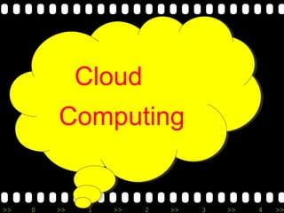 Cloud 
Computing 
>> 0 >> 1 >> 2 >> 3 >> 4 >> 
 