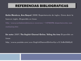 REFERENCIAS BIBLIOGRAFICAS 