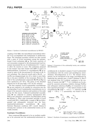 Synthesis of Oxazolidinones | PDF