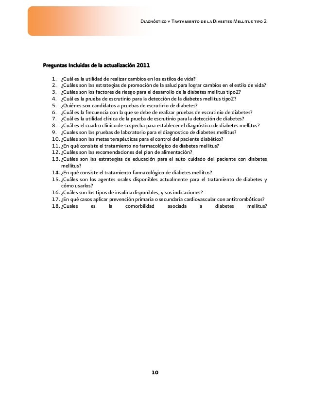 GUIA EVIDENCIAS Y RECOMENDACIONES DIABETES MELLITUS GUIA EVIDENCIAS Y RECOMENDACIONES DIABETES MELLITUS