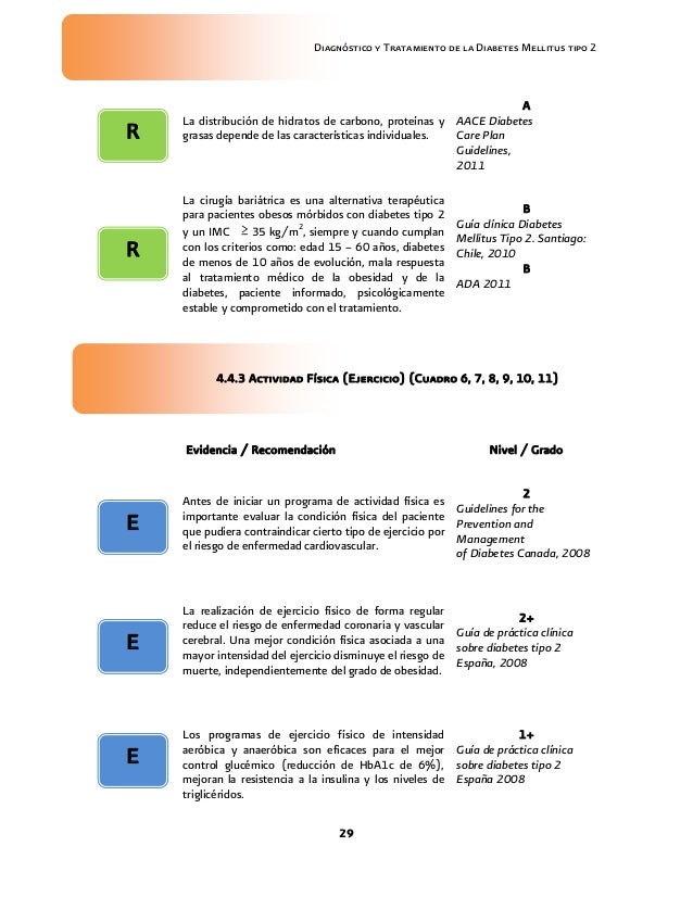 GUIA EVIDENCIAS Y RECOMENDACIONES DIABETES MELLITUS GUIA EVIDENCIAS Y RECOMENDACIONES DIABETES MELLITUS