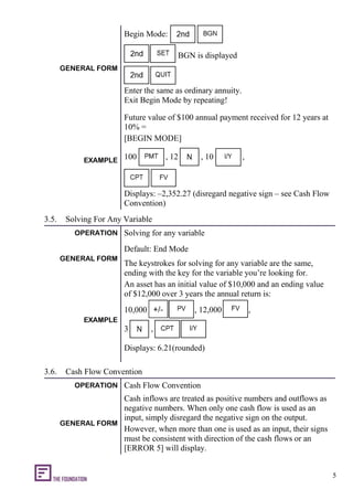 000 instructions for TI BA II Plus | PDF
