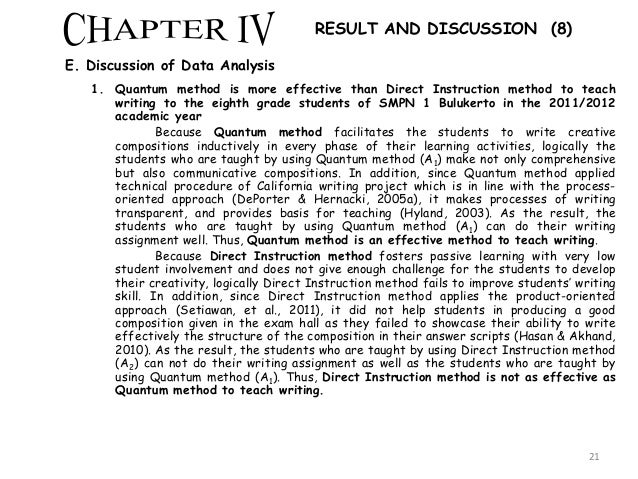 Dissertation findings and results