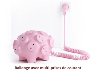 Rallonge avec multi-prises de courant
 