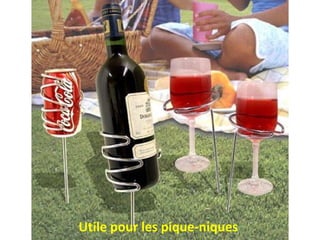 Utile pour les pique-niques
 