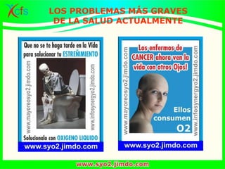 LOS PROBLEMAS MÁS GRAVES
DE LA SALUD ACTUALMENTE
 