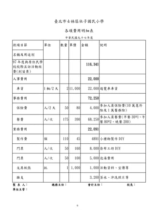 社子國民小學九十七年度與苗栗縣南庄鄉東河國小校際交流互訪活動實施計畫