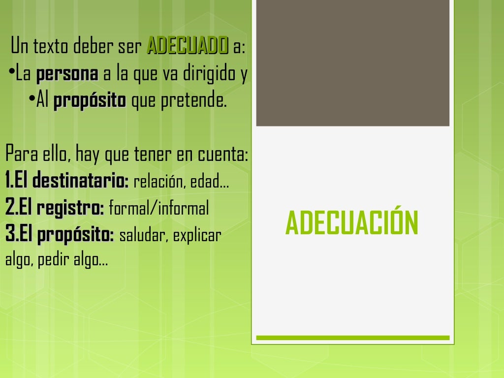 Las propiedades textuales