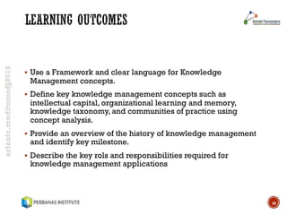 [HR601] 001. Introduction of Knowledge Management | PDF