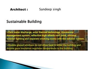 Architect : Sandeep singh
Sustainable Building