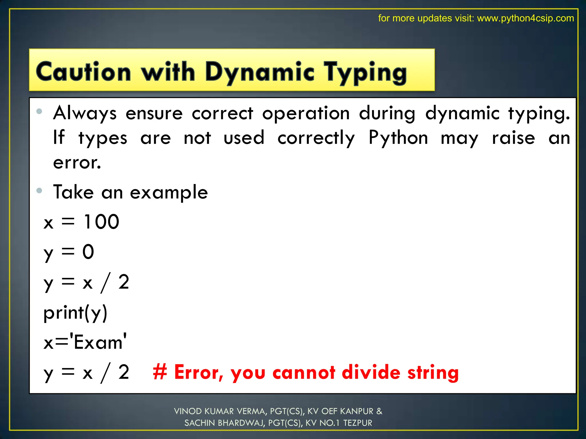 REVISION OF PYTHON CLASS 12 NOTES CMPUTER SCIENCE | PPT