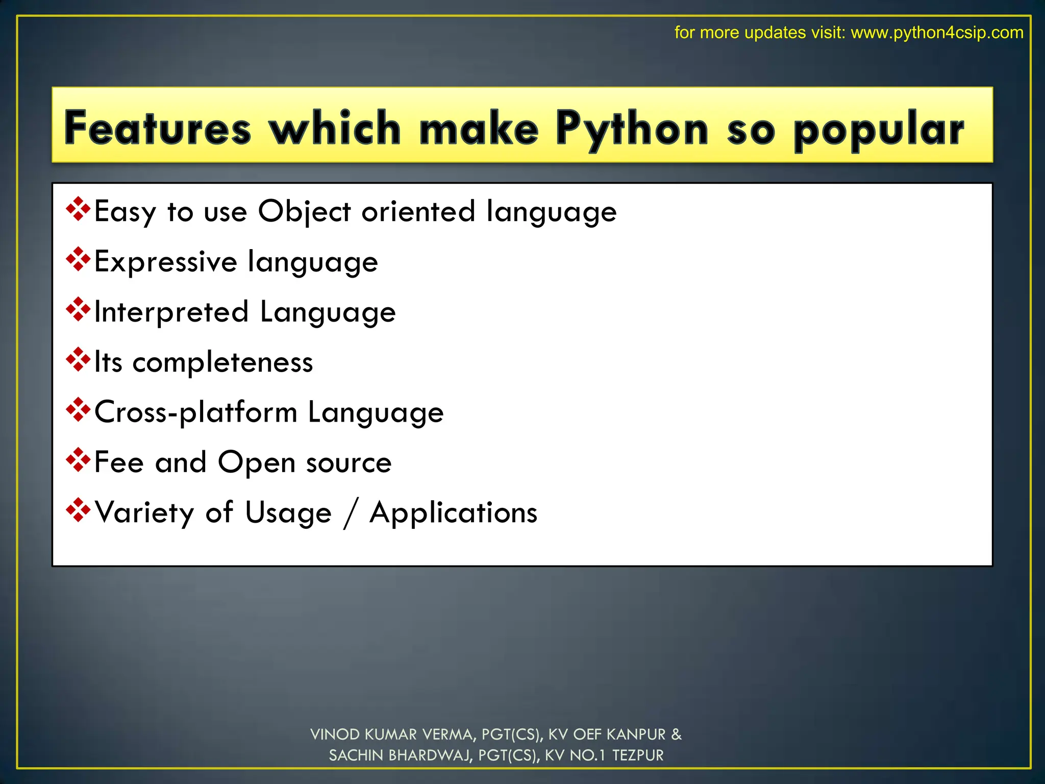 REVISION OF PYTHON CLASS 12 NOTES CMPUTER SCIENCE | PPT